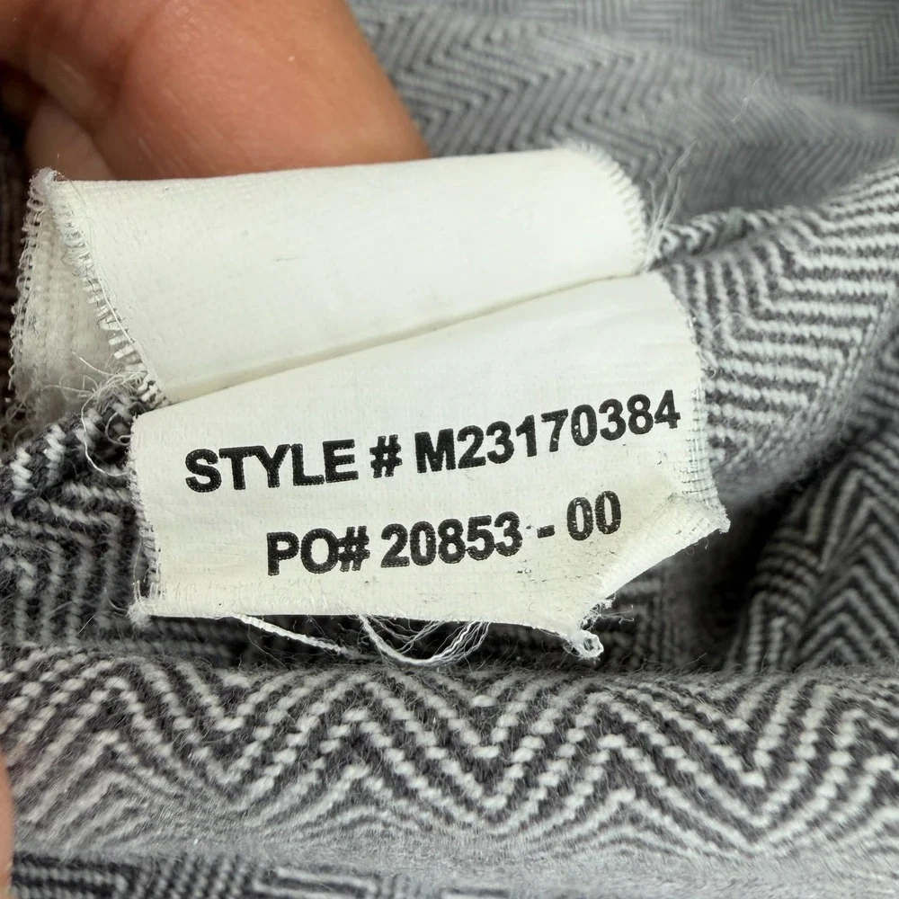 prAna Shirt Mens XX Large Gray Long‎ Sleeve Organic Cotton Button Up M23170384